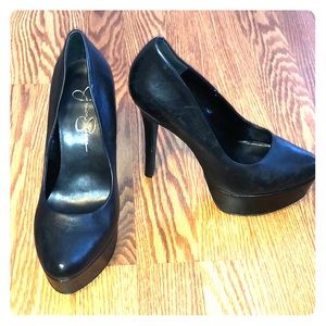 Black size 7 Jessica Simpson heels.